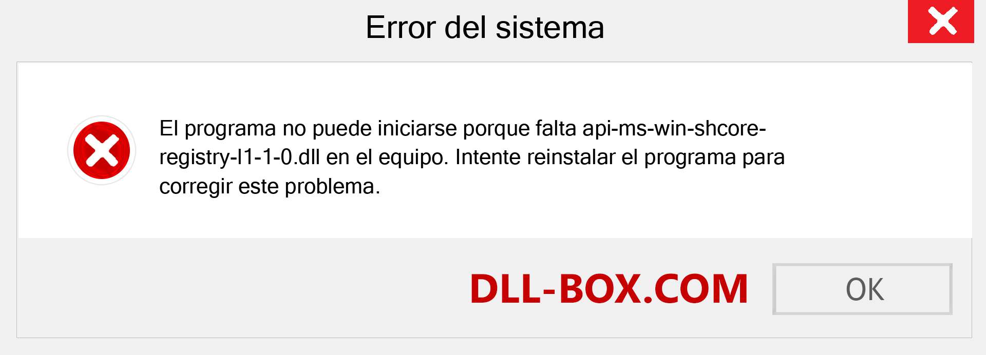 ¿Falta el archivo api-ms-win-shcore-registry-l1-1-0.dll ?. Descargar para Windows 7, 8, 10 - Corregir api-ms-win-shcore-registry-l1-1-0 dll Missing Error en Windows, fotos, imágenes